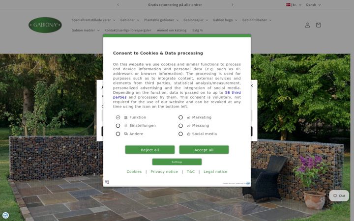 Screenshot of gabiona.ch