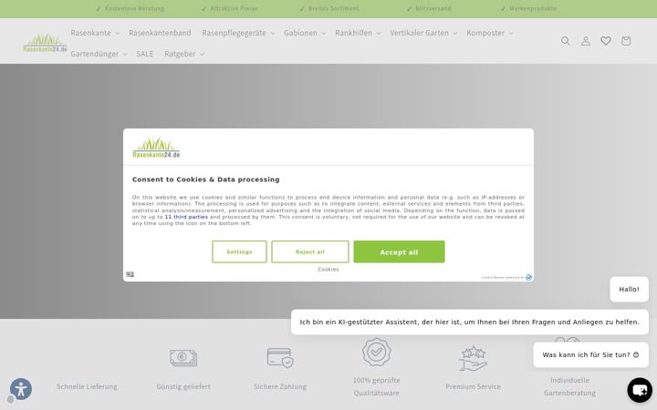 Zrzut ekranu gabionenshop24.de