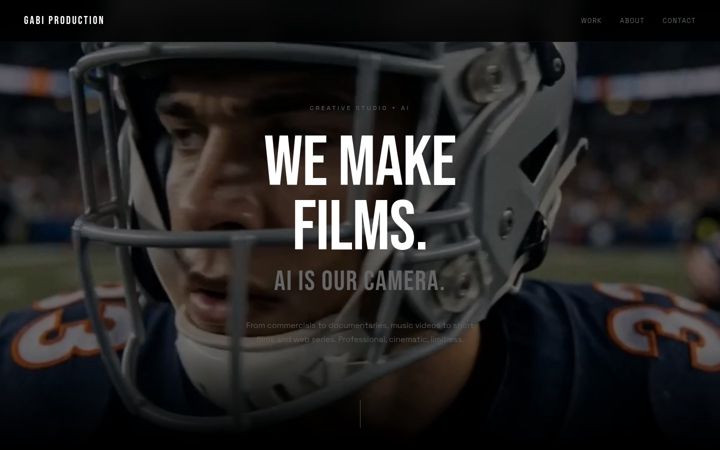 Screenshot of gabiproduction.com