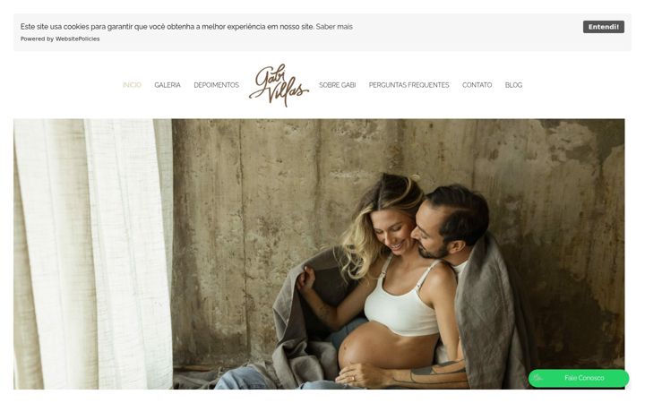 Screenshot of gabivillas.com.br