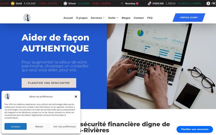 Screenshot of gableconseiller.com