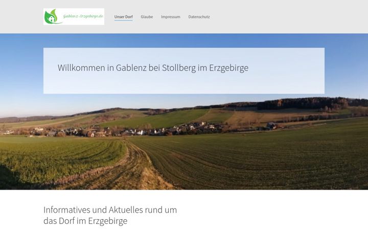 Screenshot of gablenz-erzgebirge.de