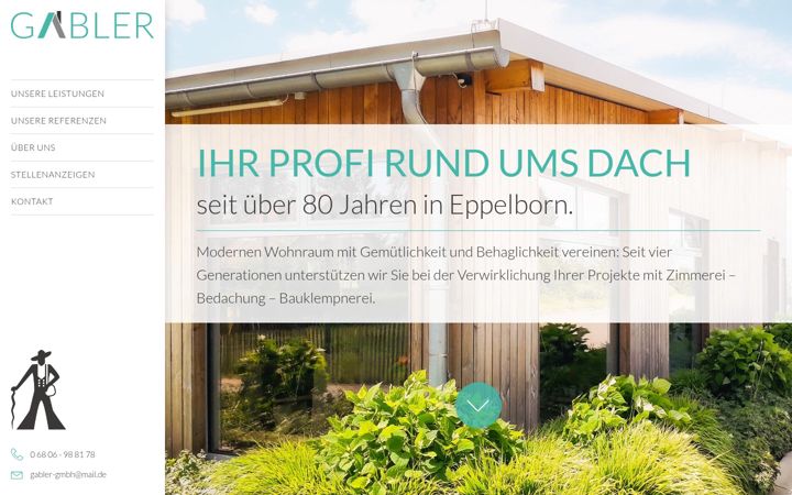 Zrzut ekranu gabler-dach.de