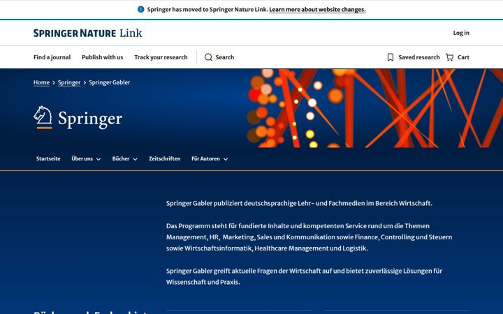 Screenshot of gabler.de