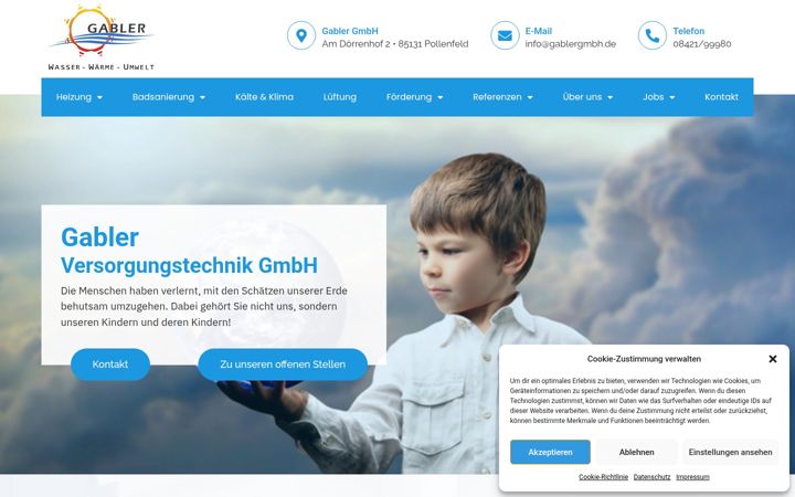 Zrzut ekranu gablergmbh.de