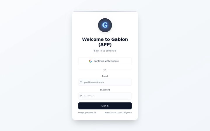 Screenshot of gablon.org