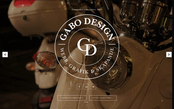 Screenshot of gabodesign.com