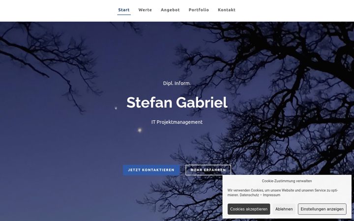 Zrzut ekranu gabriel-cnsltng.de