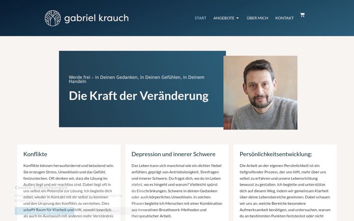 Screenshot of gabriel-krauch.de