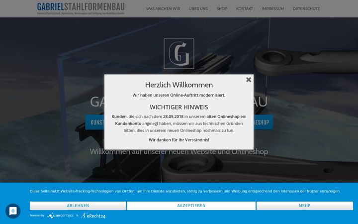 Zrzut ekranu gabriel-stahlformenbau.de