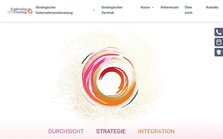 Screenshot of gabriela-freitag.de