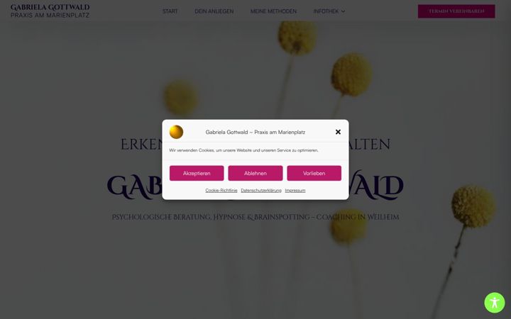 Screenshot of gabriela-gottwald.com