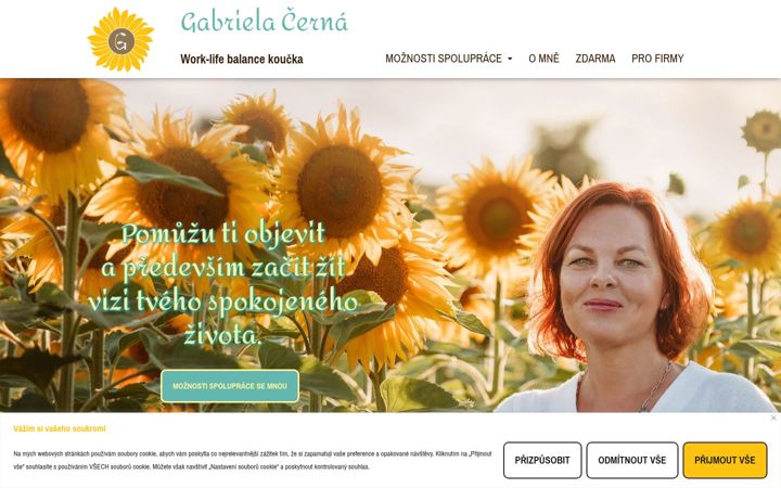 Screenshot of gabrielacerna.cz