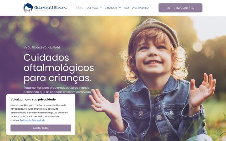 Screenshot of gabrielaeckert.com.br