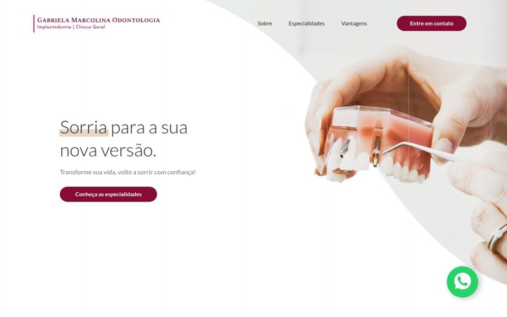 Screenshot of gabrielamarcolina.com.br