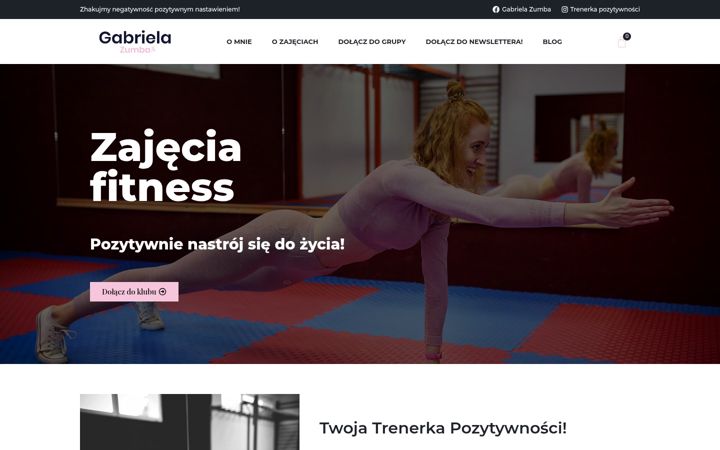 Screenshot of gabrielazin.pl