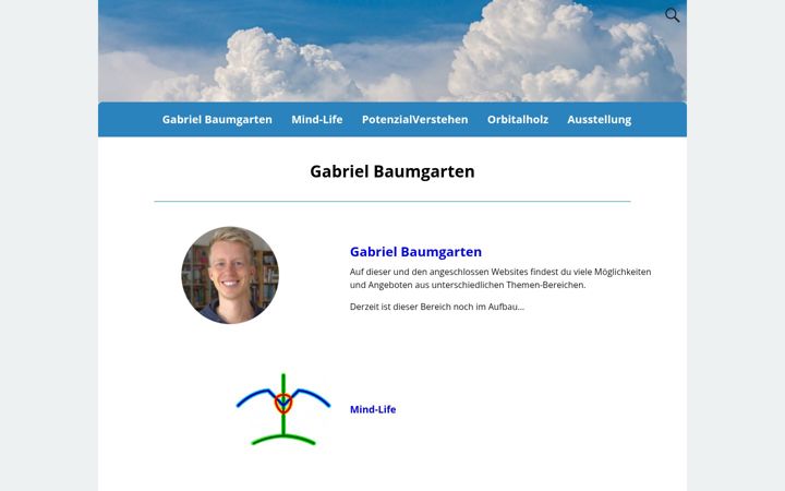 Screenshot of gabrielbaumgarten.de