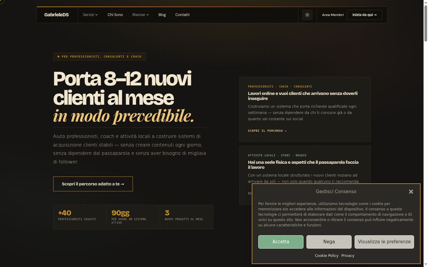 Screenshot tal-banner tal-kunsens muri qabel kwalunkwe interazzjoni