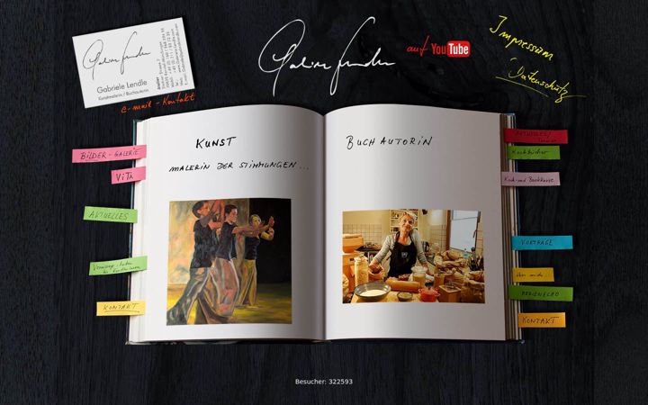 Screenshot of gabriele-lendle.com