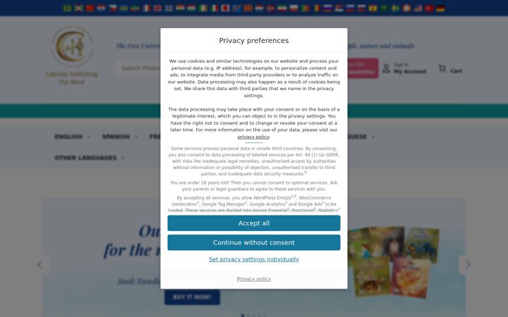 Screenshot of gabriele-publishing.com