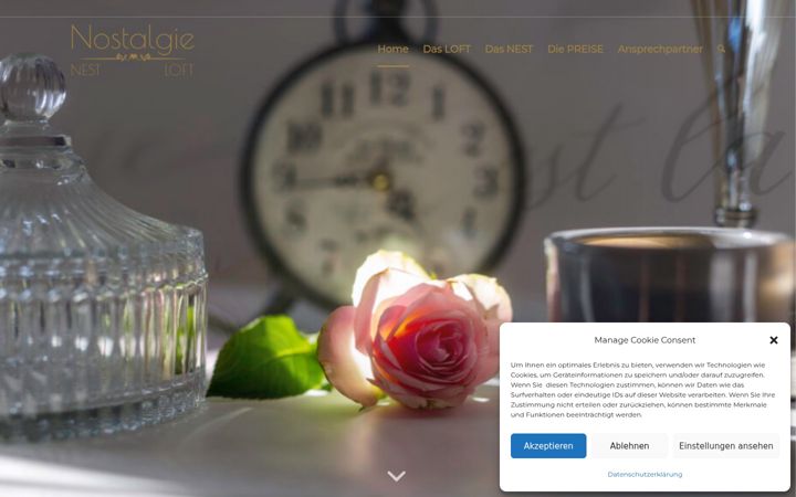 Screenshot of gabriele-regnier.com