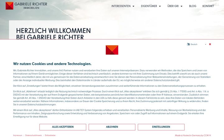 Screenshot ta' gabriele-richter-immobilien.de