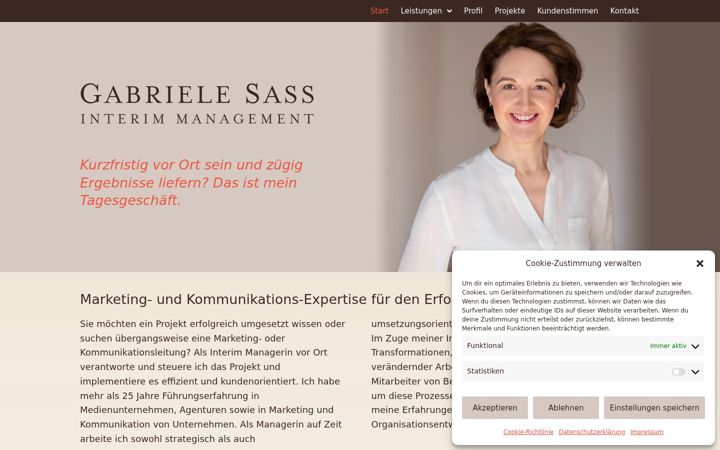 Screenshot ta' gabriele-sass.de