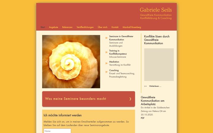 Screenshot of gabriele-seils.de