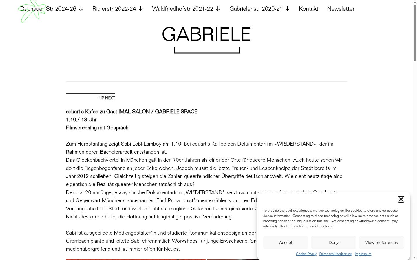 Screenshot tal-banner tal-kunsens muri qabel kwalunkwe interazzjoni