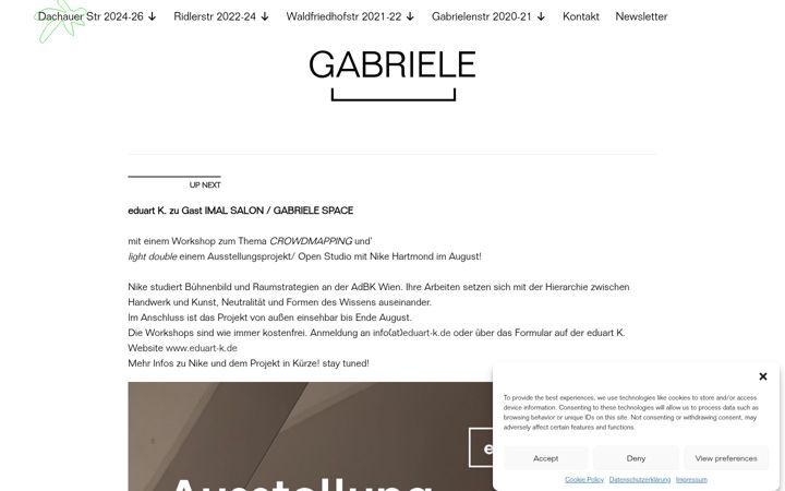 Screenshot ta' gabriele-space.de