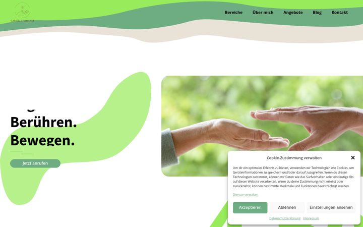 Screenshot of gabriele-wallner.at