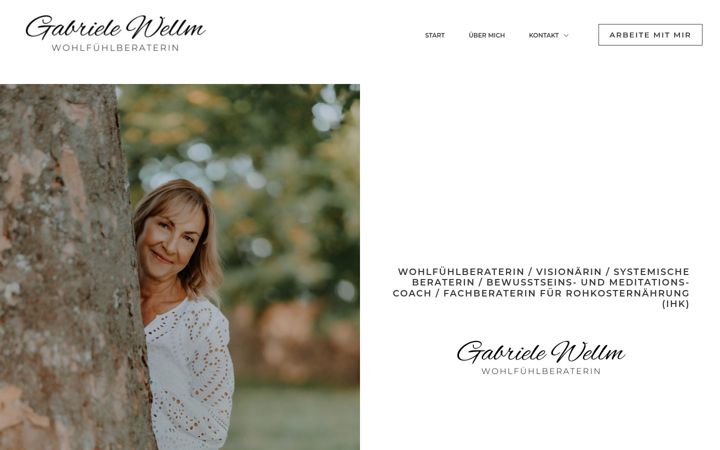 Screenshot of gabriele-wellm.de