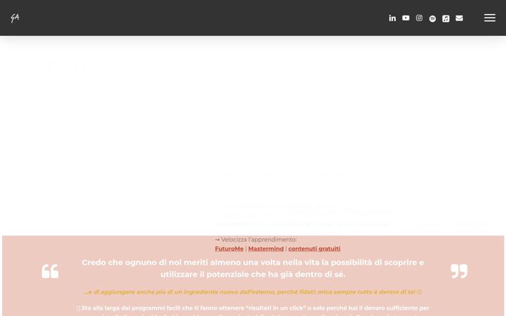 Screenshot of gabrielealtobelli.net