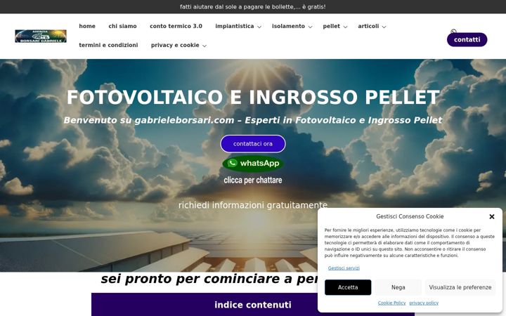 Screenshot of gabrieleborsari.com