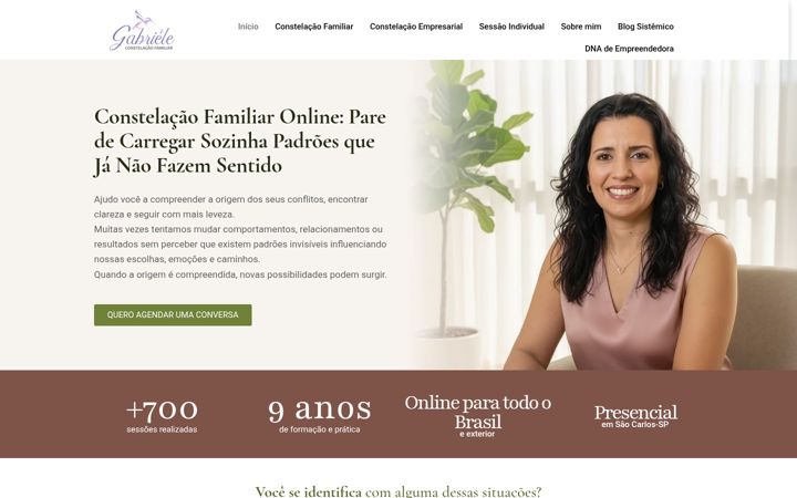 Screenshot of gabrieleconstelacao.com.br