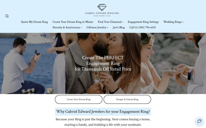 Screenshot of gabrieledward.com