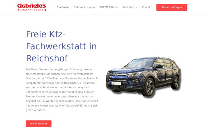 Screenshot ta' gabrieles-automobile.de