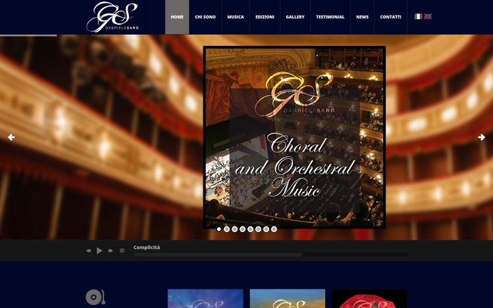 Screenshot of gabrielesaro.com