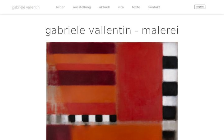 Screenshot of gabrielevallentin.de