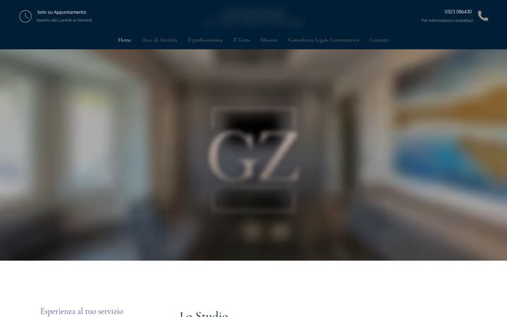 Screenshot of gabrielezacchera.it