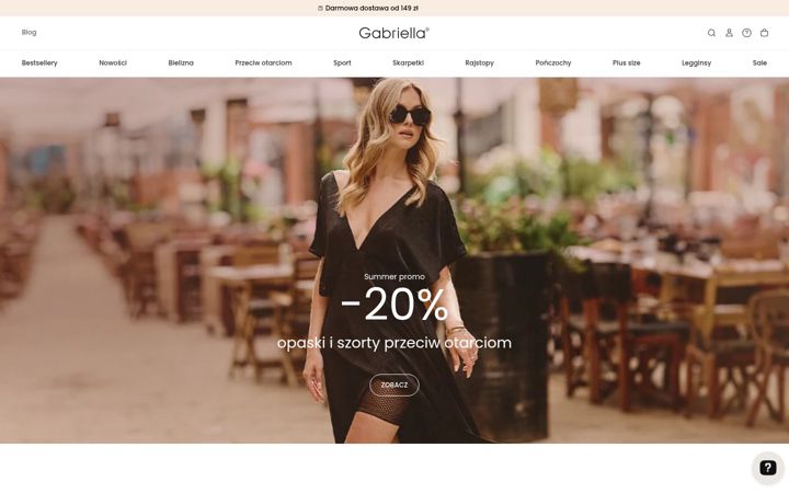 Screenshot of gabriella.pl