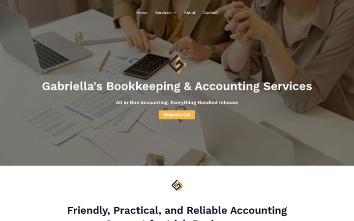 Screenshot of gabriellasbooks.com