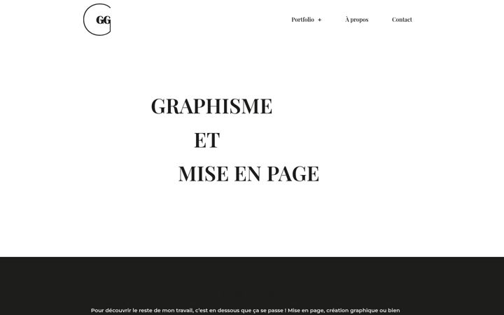 Screenshot of gabrielle-gourraud.fr