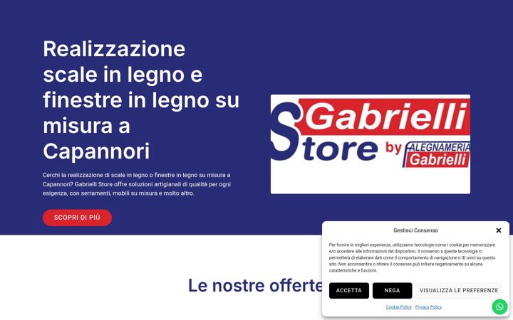 Screenshot of gabriellistore.eu
