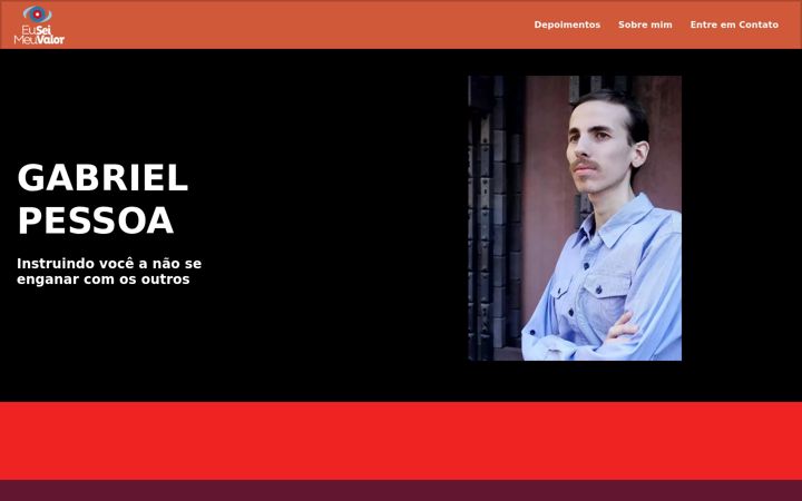 Screenshot of gabrielpessoaoficial.com