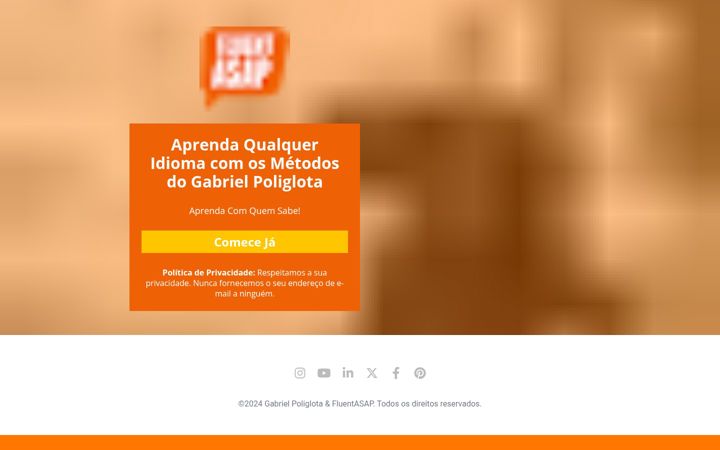 Screenshot of gabrielpoliglota.com