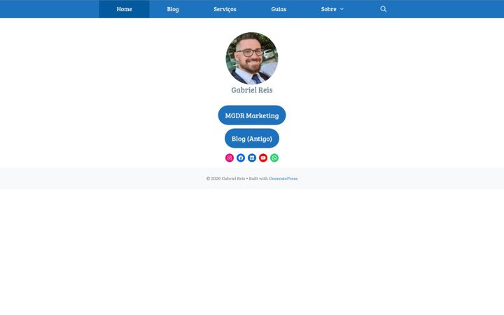 Screenshot of gabrielreis.tv