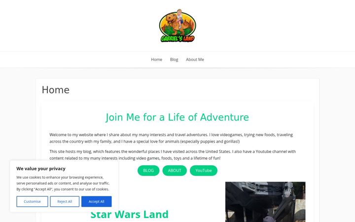 Screenshot of gabrielsland.com
