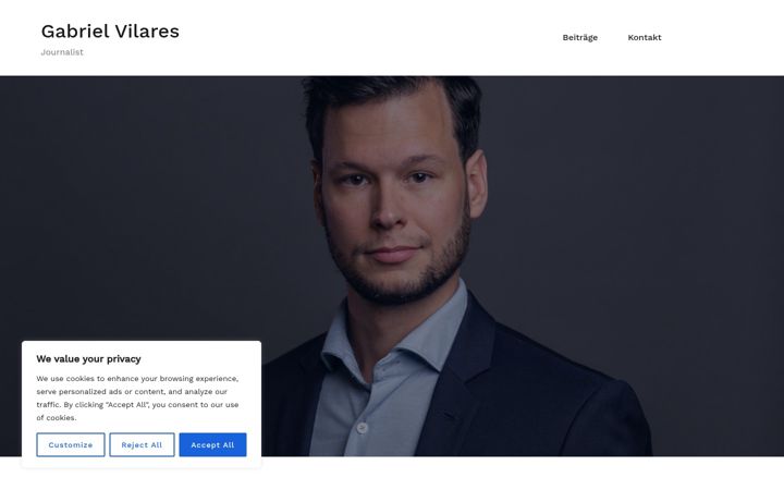 Screenshot of gabrielvilares.ch