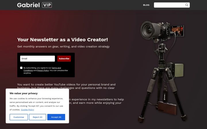 Screenshot of gabrielvip.com
